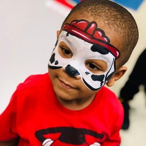 Marshall Paw Patrol Face Paint